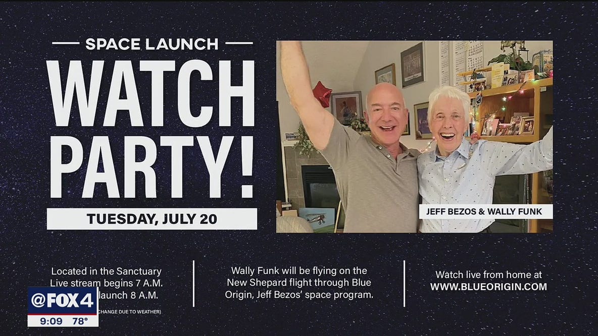 North Texas aviator Wally Funk to fly aboard Blue Origin with Jeff Bezos